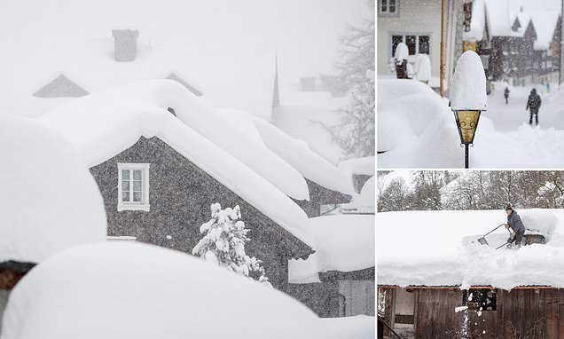 maltempo neve austria germania