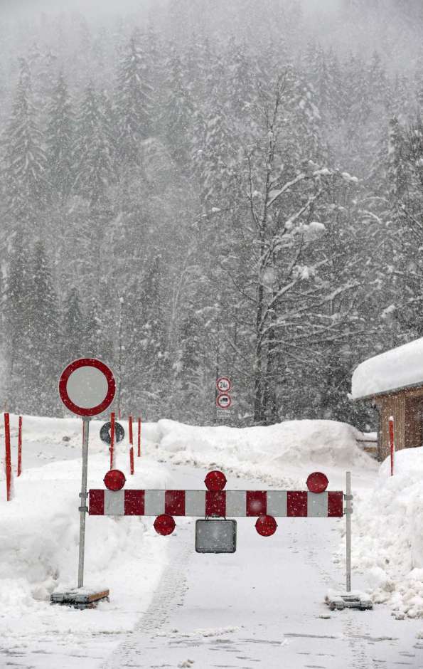 maltempo neve austria germania