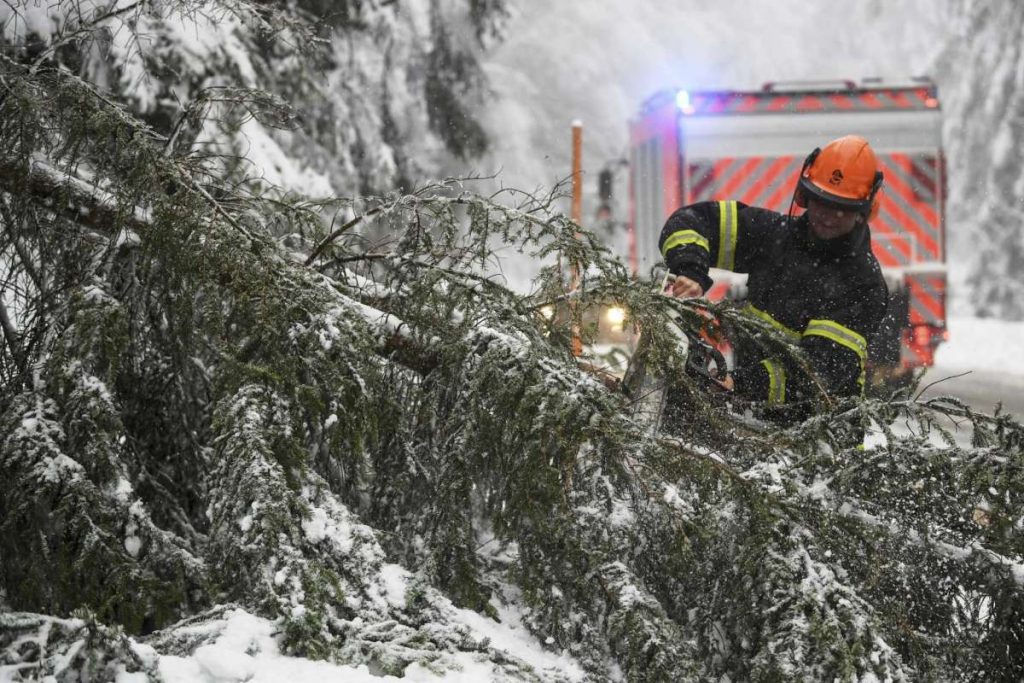 maltempo neve austria germania