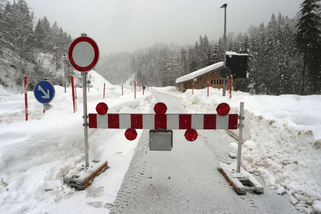 maltempo neve austria germania