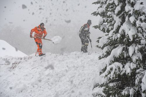 maltempo neve austria germania