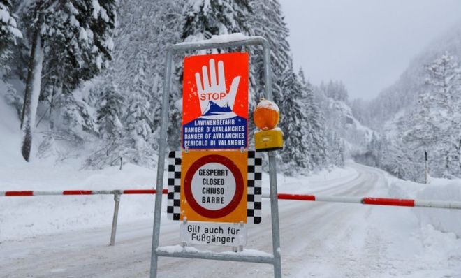 maltempo neve austria germania