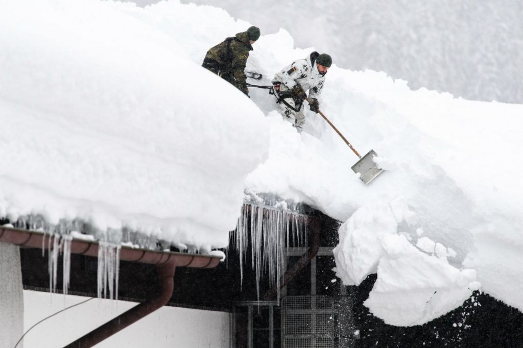 maltempo neve austria germania