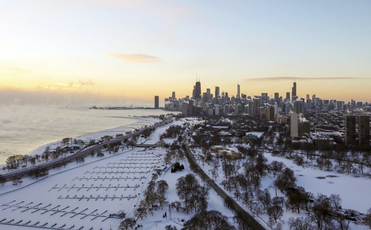 neve freddo chicago
