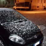 Freddo e gelo a Reggio Calabria: neve nella notte in centro città [GALLERY]