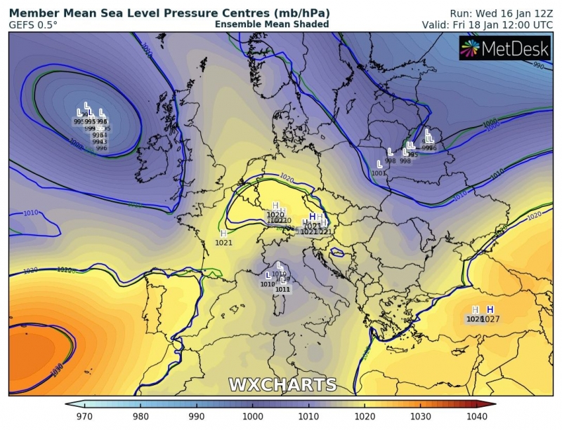 previsioni meteo freddo europa 18 gennaio