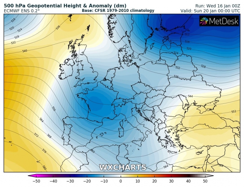 previsioni meteo freddo europa 20 gennaio
