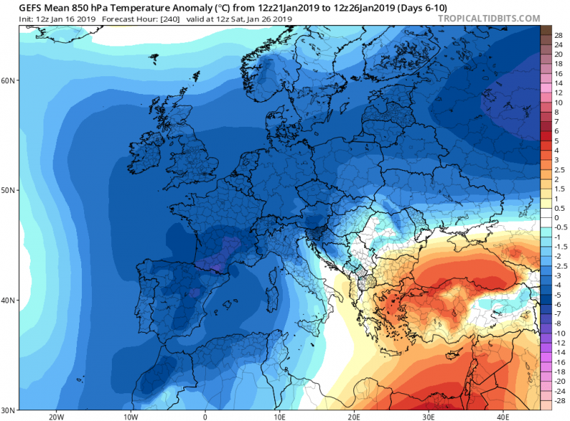 previsioni meteo freddo europa 26 gennaio
