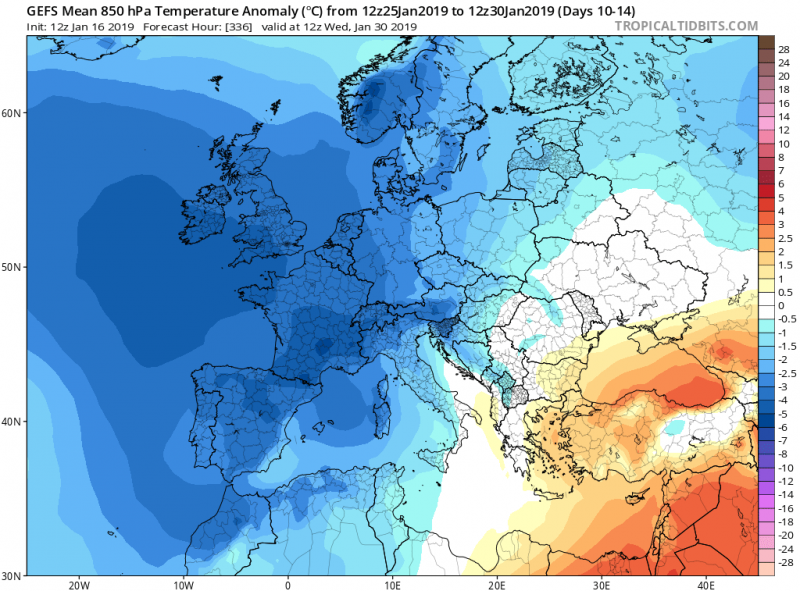 previsioni meteo freddo europa 30 gennaio