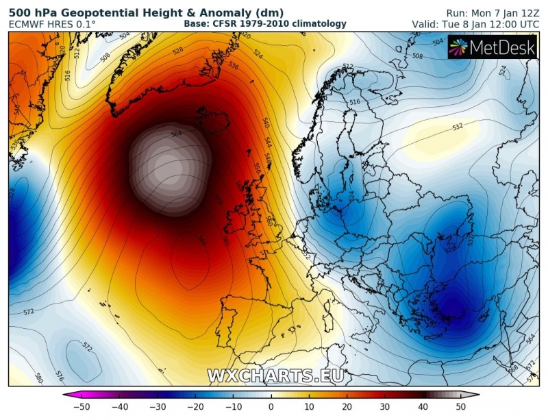 previsioni meteo freddo europa 8 gennaio
