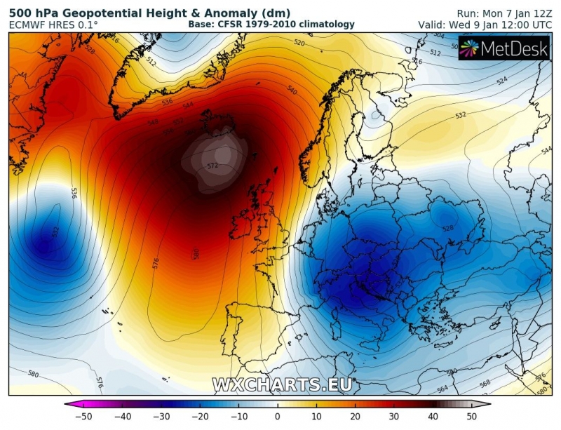 previsioni meteo freddo europa 9 gennaio