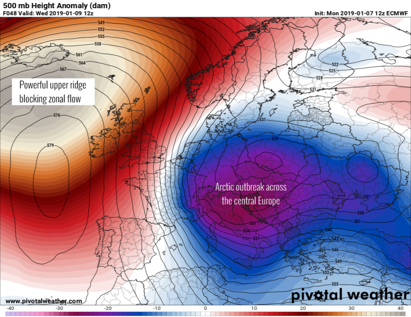 previsioni meteo freddo neve europa 9 gennaio