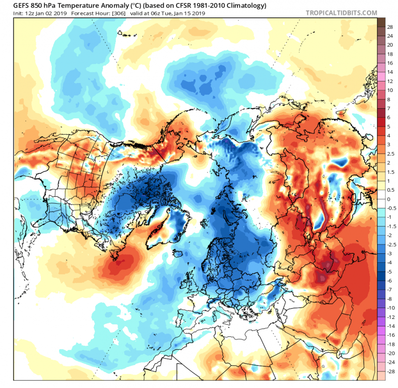 previsioni meteo inverno europa 15 gennaio