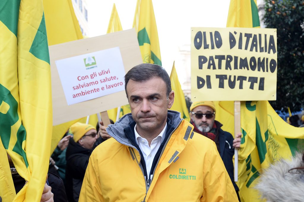 Ministero delle Politiche Agricole. Manifestazione di Coldiretti