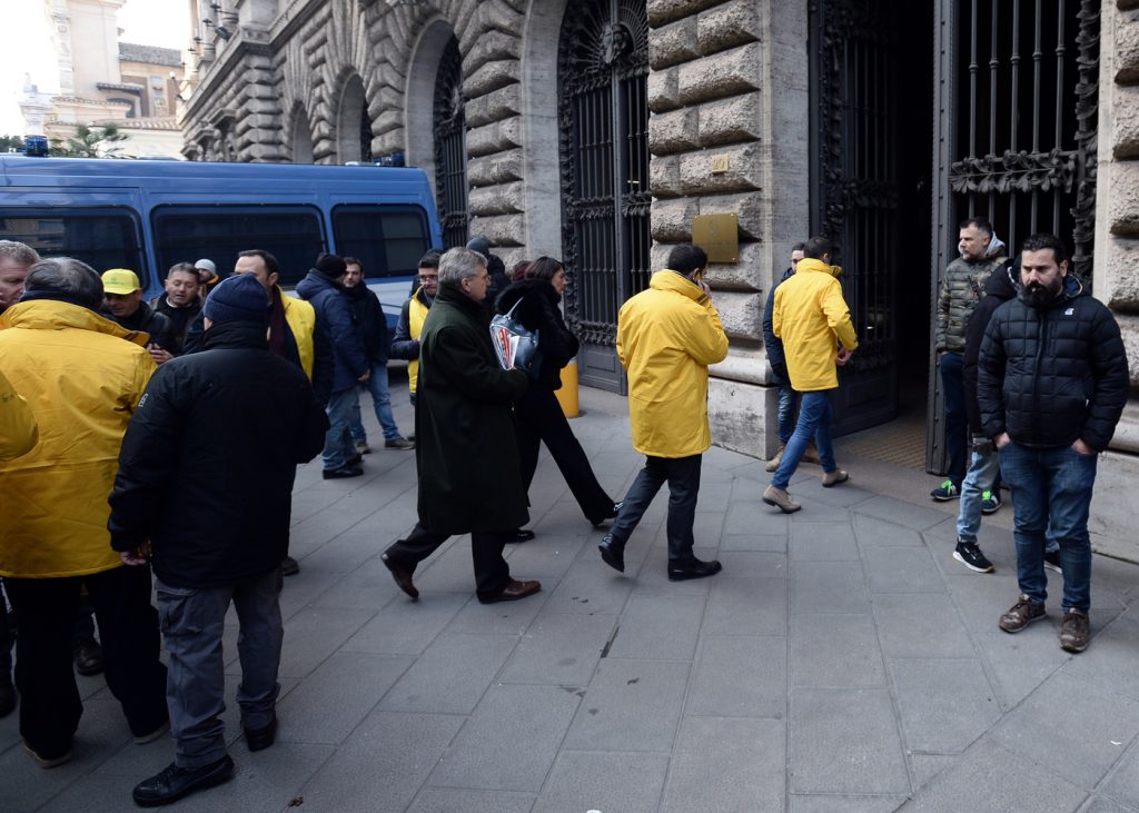 Ministero delle Politiche Agricole. Manifestazione di Coldiretti