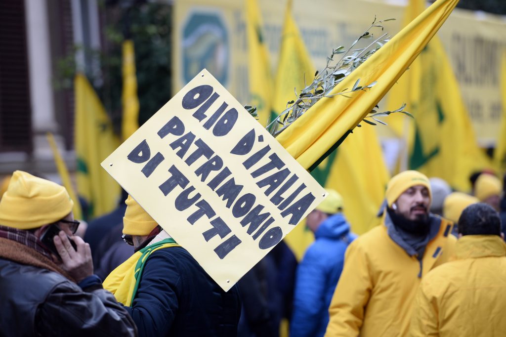 Ministero delle Politiche Agricole. Manifestazione di Coldiretti