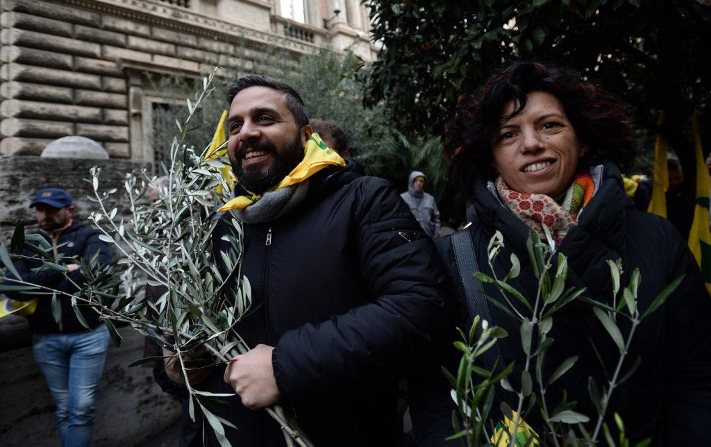 Ministero delle Politiche Agricole. Manifestazione di Coldiretti