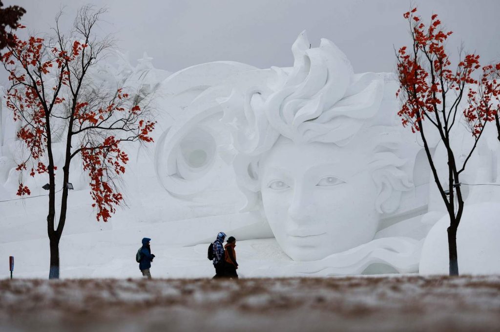 cina sculture ghiaccio harbin