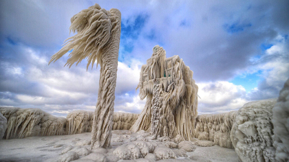 sculture ghiaccio ohio