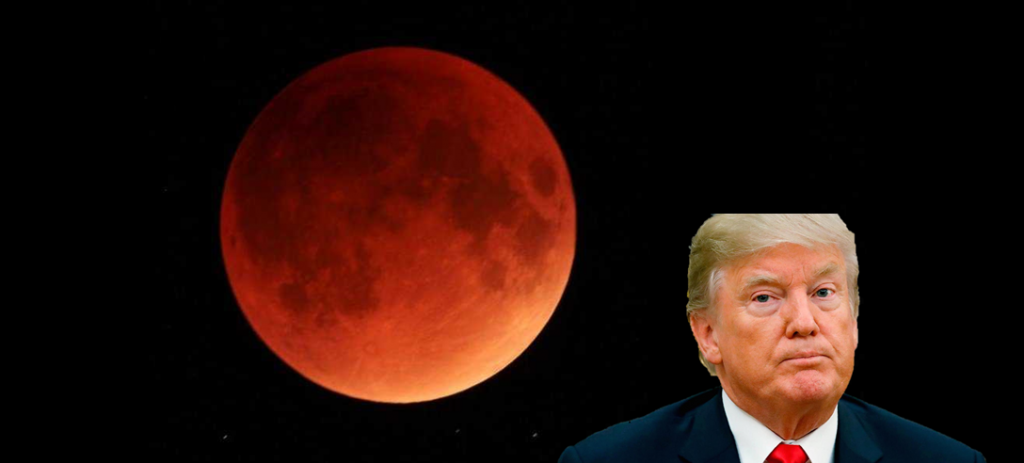 superluna di sangue trump