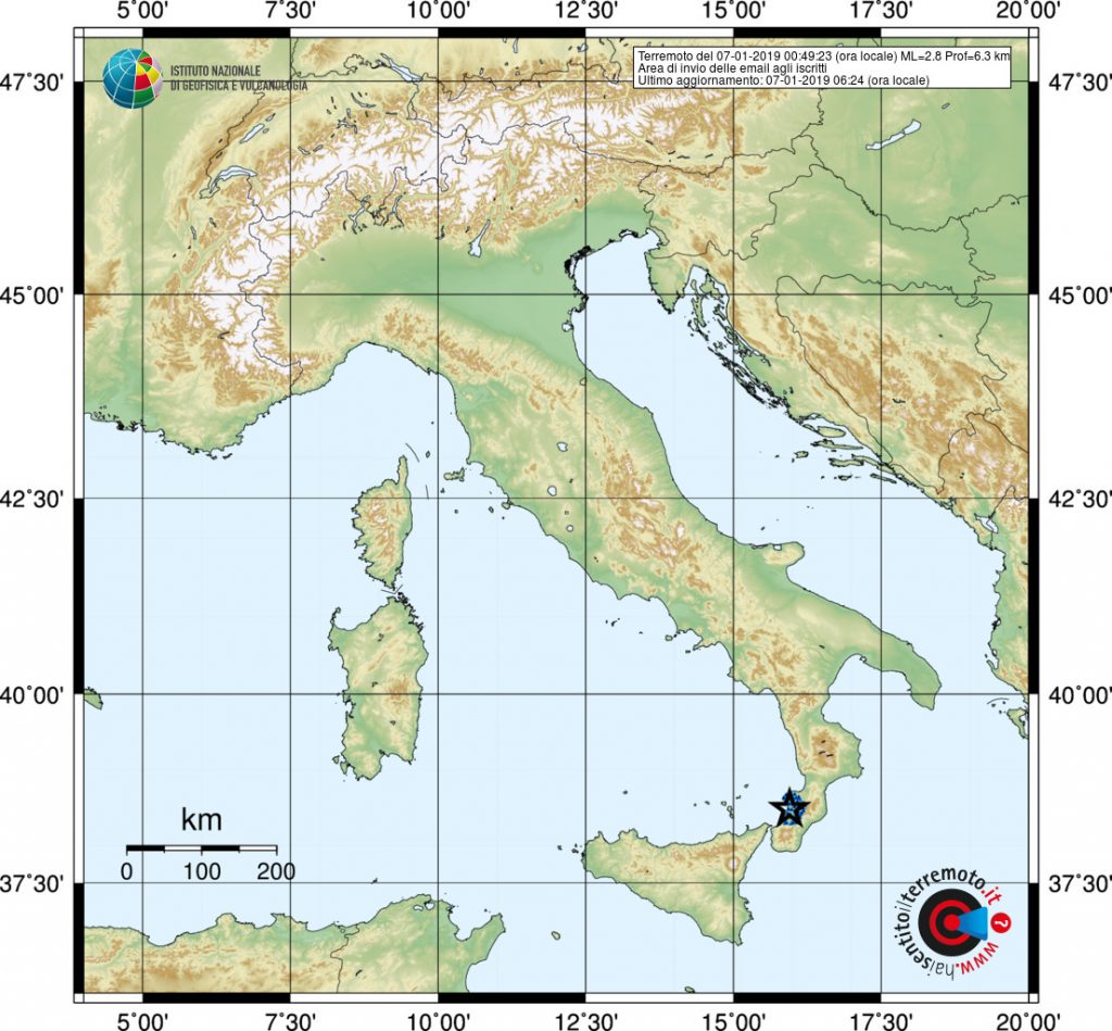terremoto Reggio Calabria Rosarno San Ferdinando