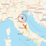 Terremoto al Nord nella notte: panico a Ravenna e in Romagna, gente in strada. Scossa avvertita distintamente in tutto il Nord/Est, fino a Slovenia e Croazia