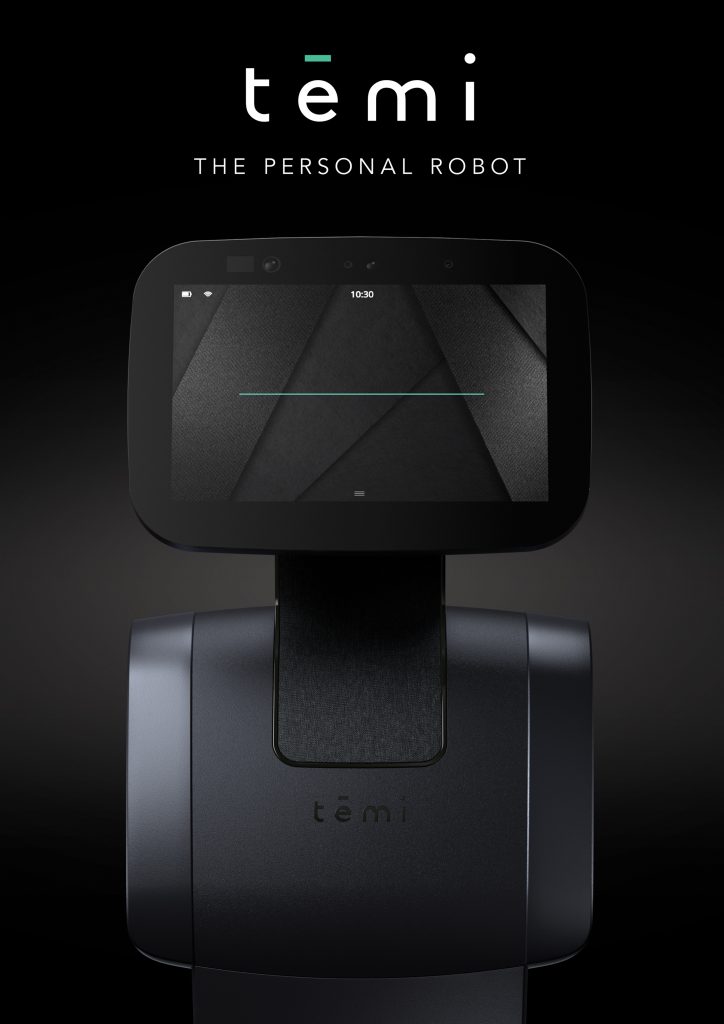 temi robot Black Poster 2