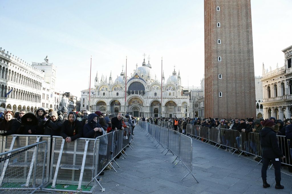 Carnevale di Venezia, Volo dell'Angelo