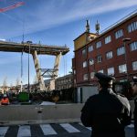Genova, iniziato lo smantellamento del Ponte Morandi: Conte, “nel 2020 l’inaugurazione del nuovo viadotto” [GALLERY]