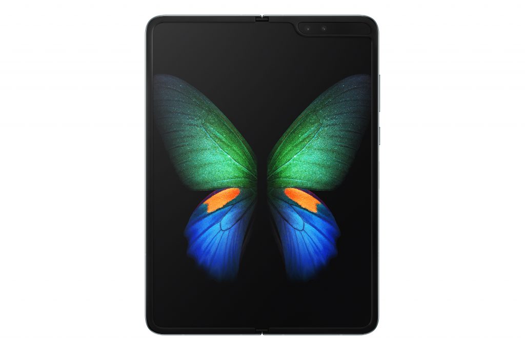 Samsung-Galaxy-Fold Unpacked opened