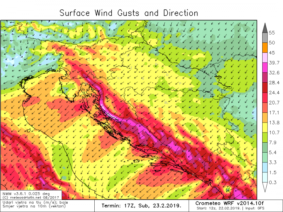 allerta meteo vento italia 23 febbraio