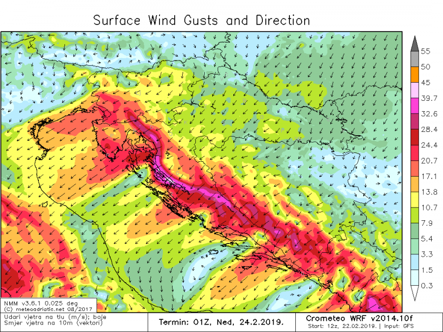 allerta meteo vento italia 23 febbraio