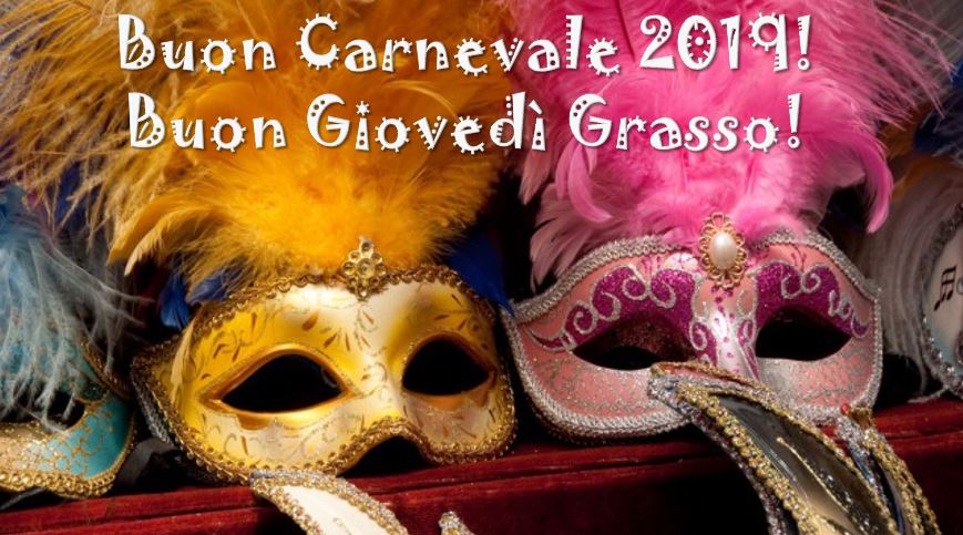 auguri buon carnevale giovedì grasso 2019