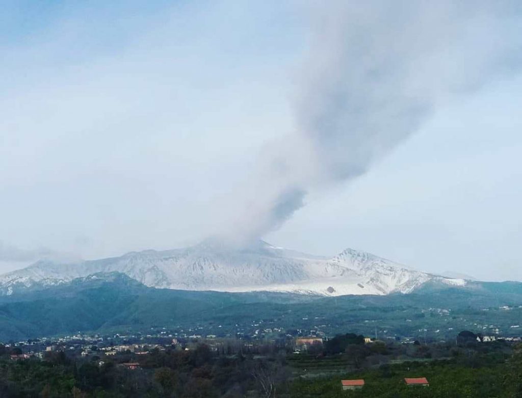 eruzione etna