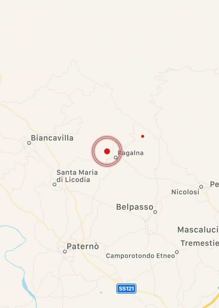 etna terremoto catania