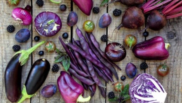 frutta verdura viola