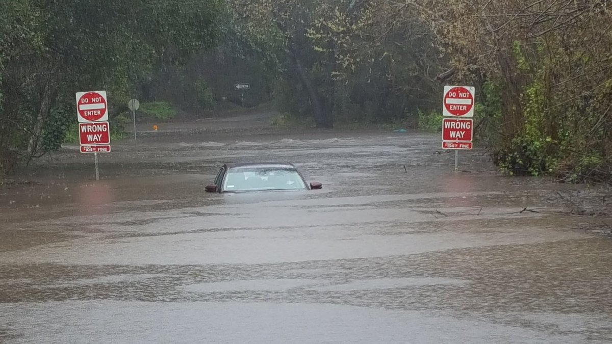 maltempo california frane alluvioni