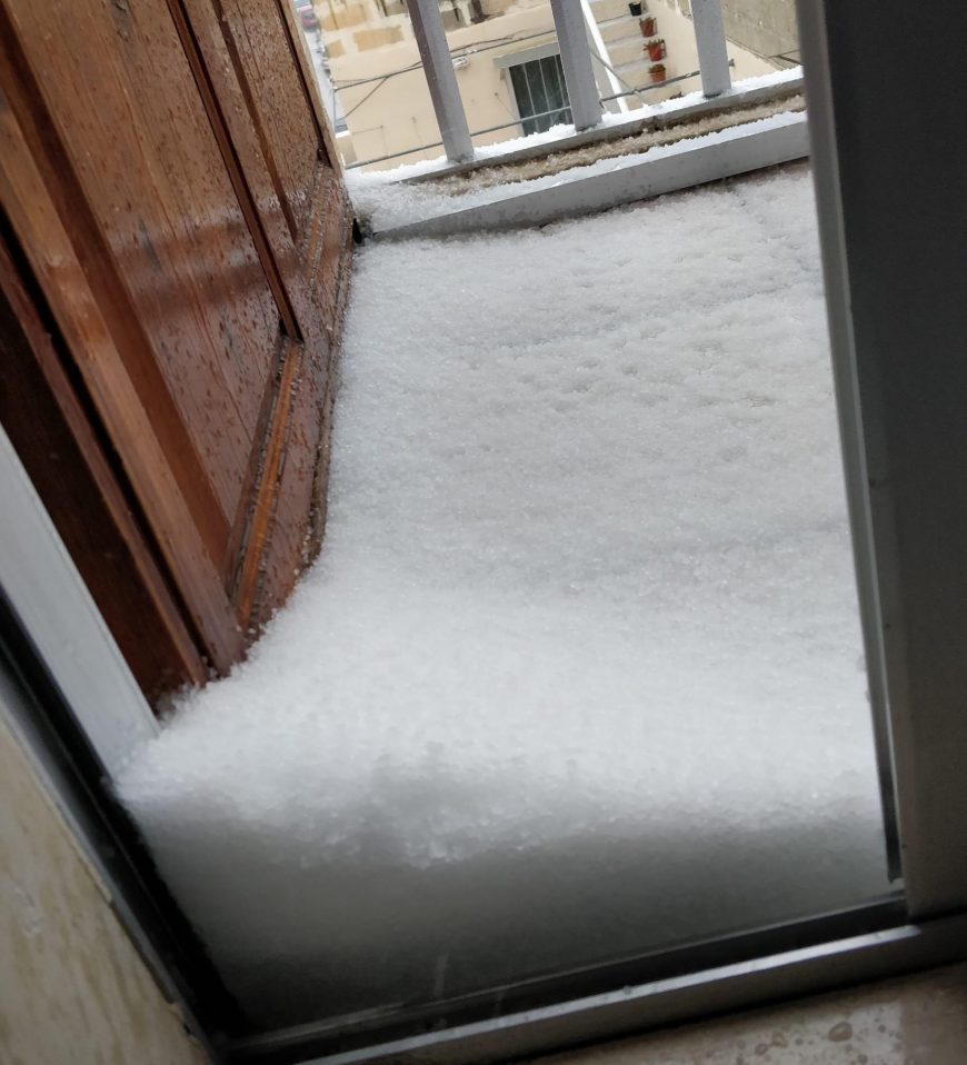 maltempo grandine malta