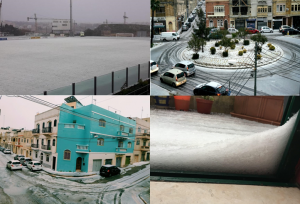 maltempo grandine malta