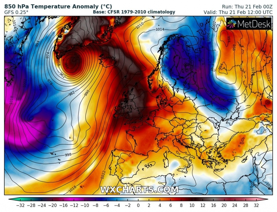 previsioni meteo caldo europa 21 febbraio