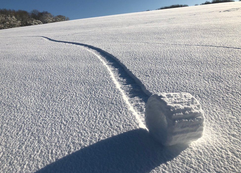 rulli di neve inghilterra