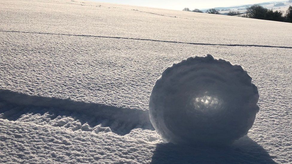 rulli di neve inghilterra