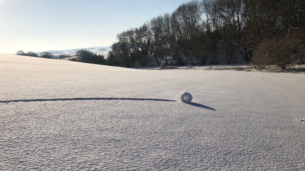 rulli di neve inghilterra
