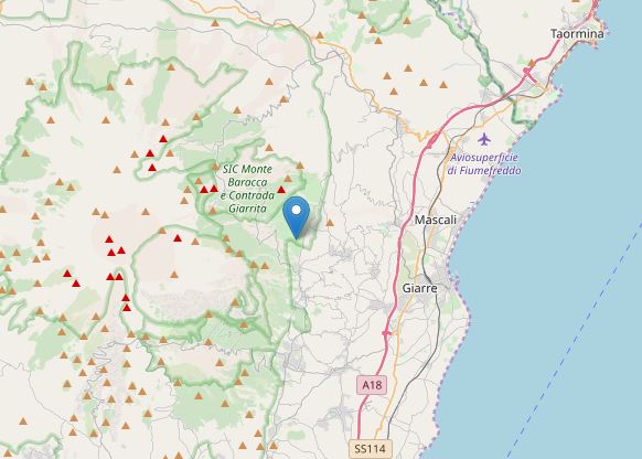 terremoto etna
