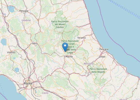 terremoto pizzoli barete l'aquila