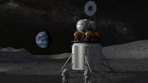 uomo sulla luna nasa