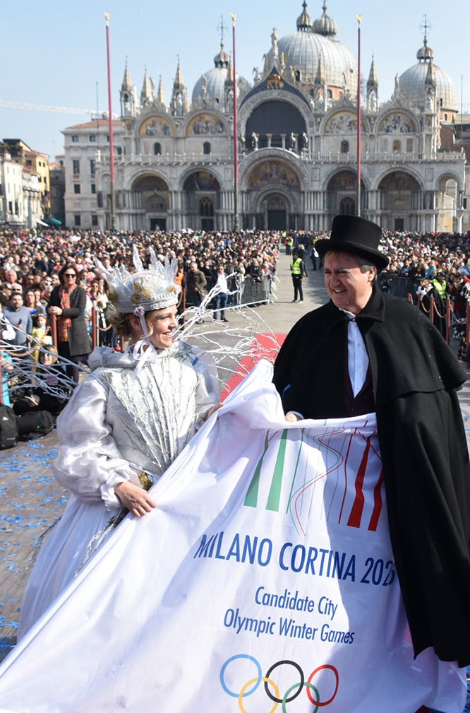 Carnevale Venezia Arianna Fontana
