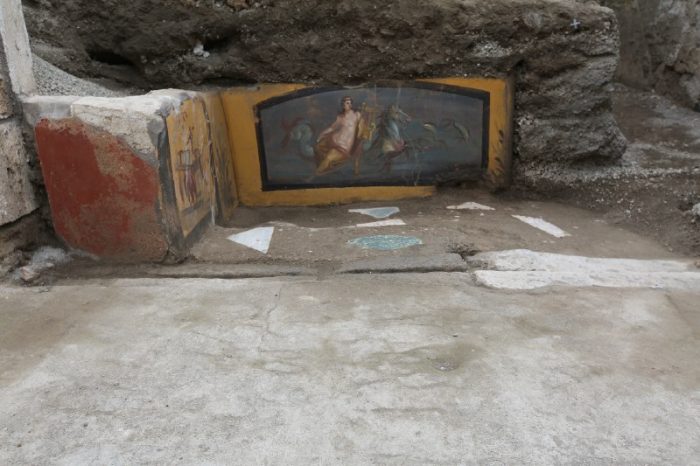 Pompei, affresco di Nereide