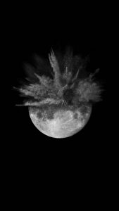 esplosione luna