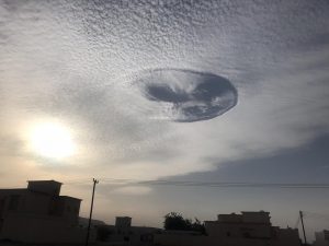fallstreak hole buco nel cielo